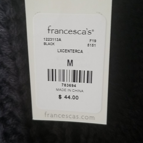 Francesca's Cable Knit Sweater - Picture 5 of 6